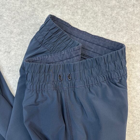 Lululemon Work It Out Track Pants SZ S Wagon Stripe Inkwell Jogger Elastic Waist - Picture 5 of 14